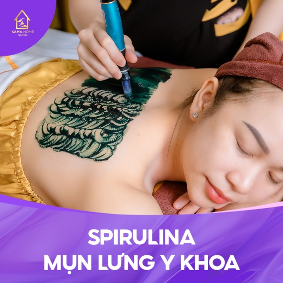 SPIRULINA MỤN LƯNG Y KHOA