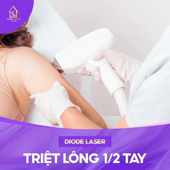 Triệt lông Diode Laser 1/2 Tay