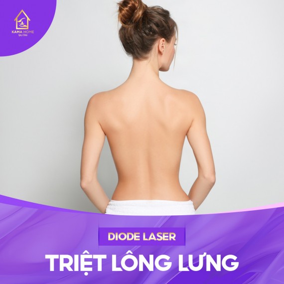 Triệt lông Diode Laser Lưng