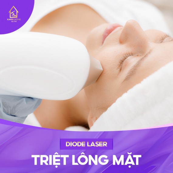 Triệt lông Diode Laser Mặt